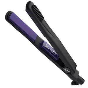 HOT TOOLS Professional Ceramic Tourmaline Lightweight Flat Iron 1" Purple Black